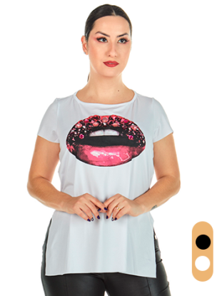 T-shirt Feminina Boca Pink